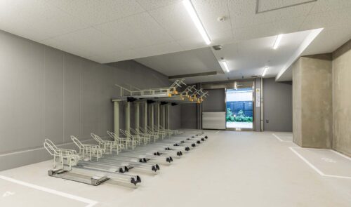 パークスフィア牛込神楽坂駐輪場イメージ