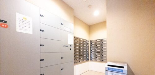 ラサンテ池田山メールBOX，宅配BOXイメージ