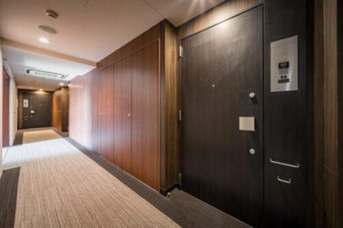 シティタワー上野池之端内廊下イメージ