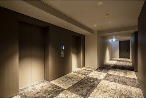 東京ポートシティ竹芝レジデンスタワーエレベーターホール (内装)イメージ 東京ポートシティ竹芝レジデンスタワーエレベーターホール (内装)イメージ