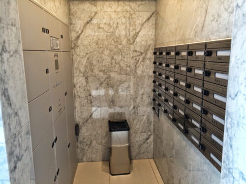 ガリシアレジデンス六本木メールBOX，宅配BOXイメージ