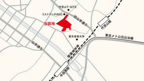 CALM代官山 (地図)イメージ