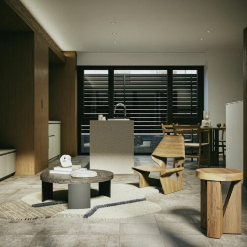 THE GRANDUO SAKURASHINMACHI (居間)イメージ