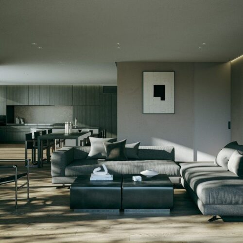 THE GRANDUO SAKURASHINMACHI (居間)イメージ