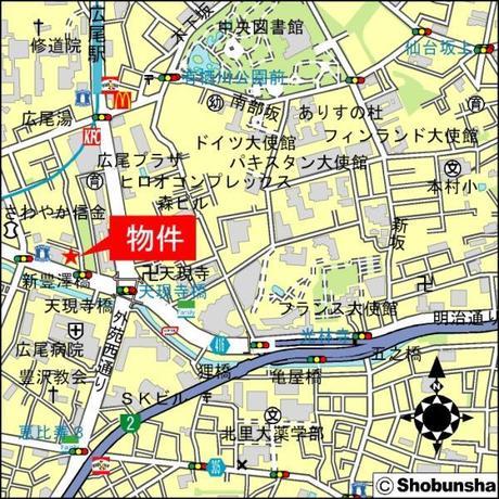 ガリシアレジデンス広尾 (地図)イメージ ガリシアレジデンス広尾 (地図)イメージ