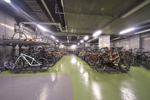 中目黒アトラスタワー地下駐輪場イメージ