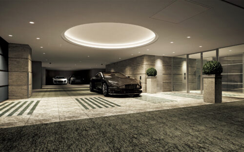 ブランズ六本木ザ・レジデンス車寄せイメージ