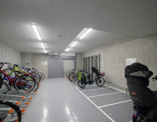 クレヴィア本郷春日ステーションフロント駐輪場イメージ