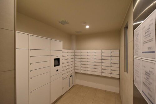 パークアクシス築地メールBOX，宅配BOX (内装)イメージ