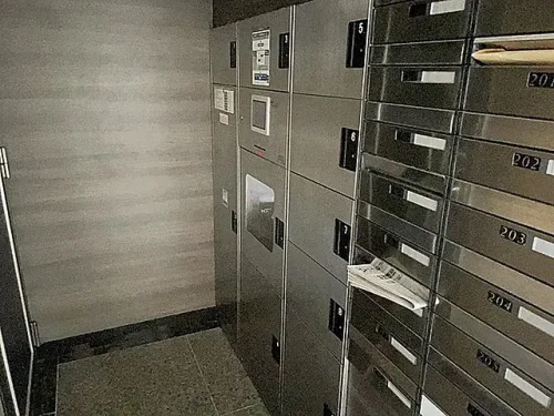 スマータス不動前（旧：レジディア不動前）メールBOX，宅配BOXイメージ